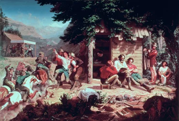 鉱山の日曜日の朝